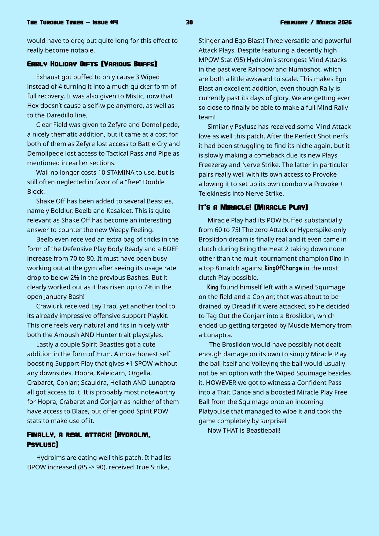 Page 30. Milestone 3 meta retrospective